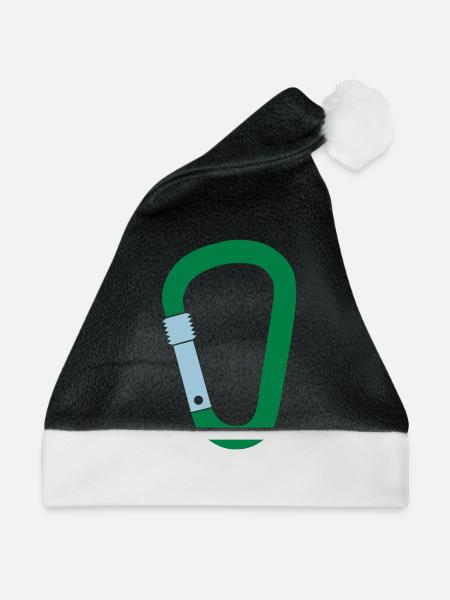 Karabiner - Weihnachtsmütze - Schwarz/Weiß