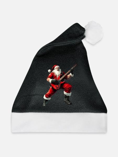 Gitarristen Christmas - Weihnachtsmütze - Schwarz/Weiß
