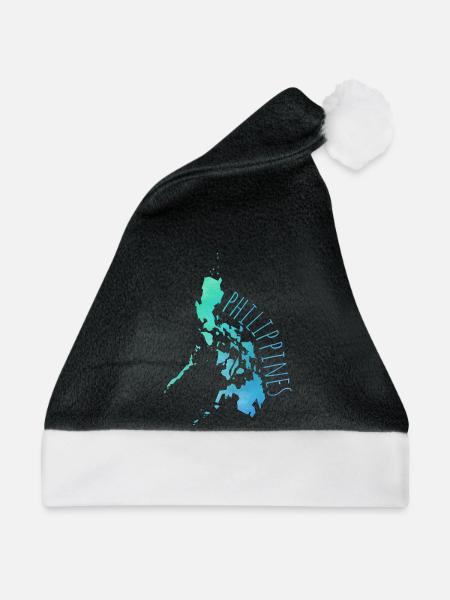 Philippines - Weihnachtsmütze - Schwarz/Weiß