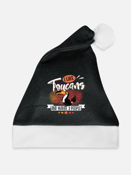 Tukan - Weihnachtsmütze - Schwarz/Weiß