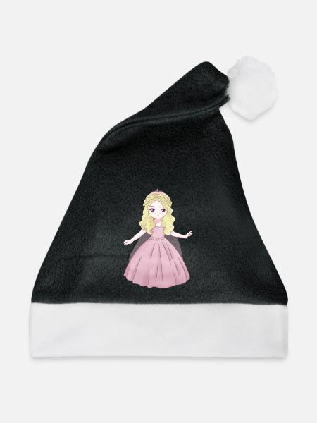 Prinzessin - Weihnachtsmütze - Schwarz/Weiß