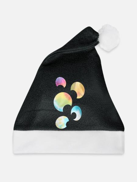 Eve Nord Pastell Design - Weihnachtsmütze - Schwarz/Weiß - Vorne