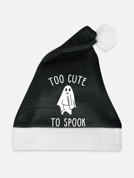 Too Cute To Spook - Weihnachtsmütze - Schwarz/Weiß