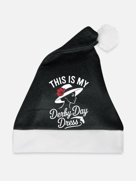 Derby Day Elegantes Hutdesign - Weihnachtsmütze - Schwarz/Weiß