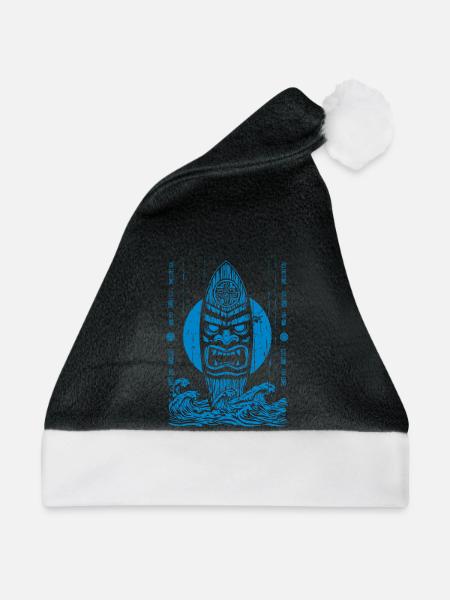 Tikki Tribe - Weihnachtsmütze - Schwarz/Weiß - Vorne