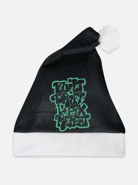 Built Drift Fix Repeat 04 - Weihnachtsmütze - Schwarz/Weiß