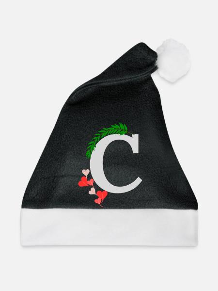 C - Weihnachtsmütze - Schwarz/Weiß