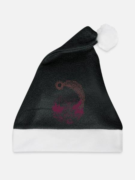 Bergpfad Sonnenring - Weihnachtsmütze - Schwarz/Weiß