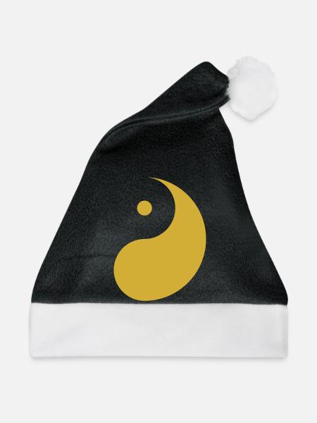 Yang Gold - Weihnachtsmütze - Schwarz/Weiß