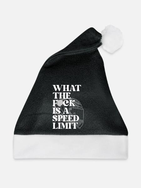 Auto - Weihnachtsmütze - Schwarz/Weiß