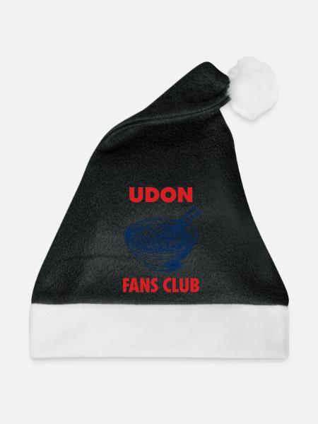 Udon Fans Club - Weihnachtsmütze - Schwarz/Weiß