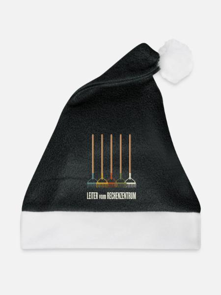 Bug im Rechenzentrum für jeden Itler und EDV - Weihnachtsmütze - Schwarz/Weiß - Vorne