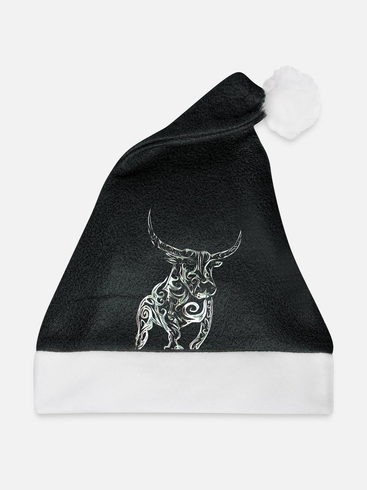 Bulle - Weihnachtsmütze - Schwarz/Weiß - Vorne