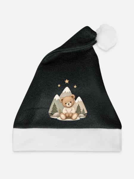 LITTLE EXPLORER - Weihnachtsmütze - Schwarz/Weiß
