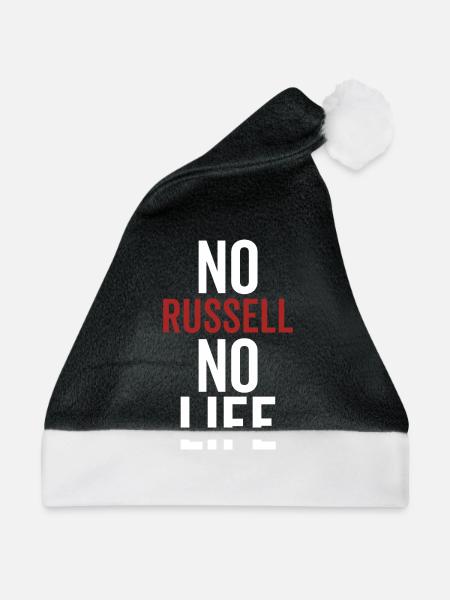 Kein Russel Kein Leben - Weihnachtsmütze - Schwarz/Weiß - Vorne