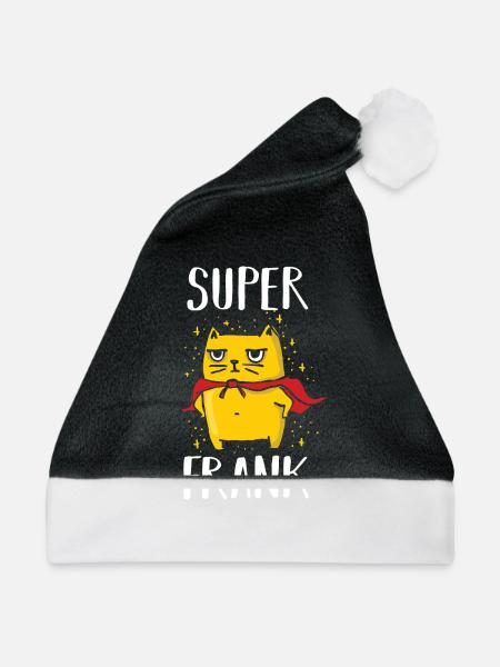 Frank - Weihnachtsmütze - Schwarz/Weiß - Vorne