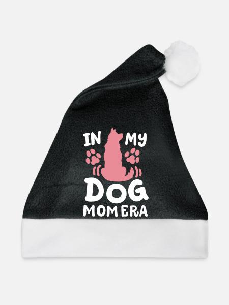 Hundemama Hundebesitzer - Weihnachtsmütze - Schwarz/Weiß