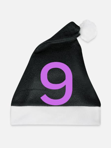 9 - Weihnachtsmütze - Schwarz/Weiß