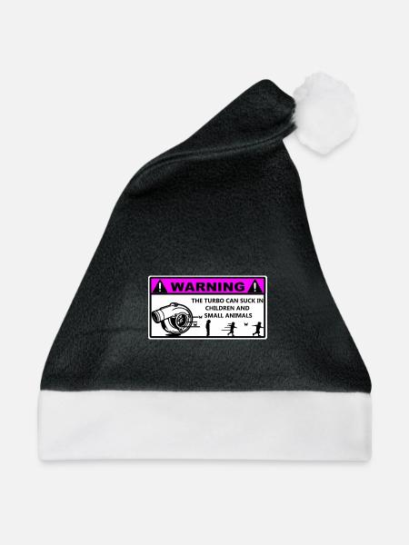 Turbo Warning Kids - Weihnachtsmütze - Schwarz/Weiß