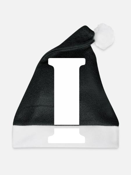 I - Weihnachtsmütze - Schwarz/Weiß