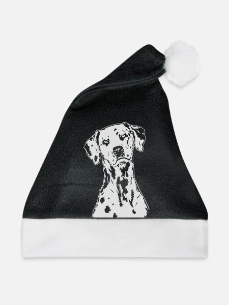Dalmatiner - Weihnachtsmütze - Schwarz/Weiß