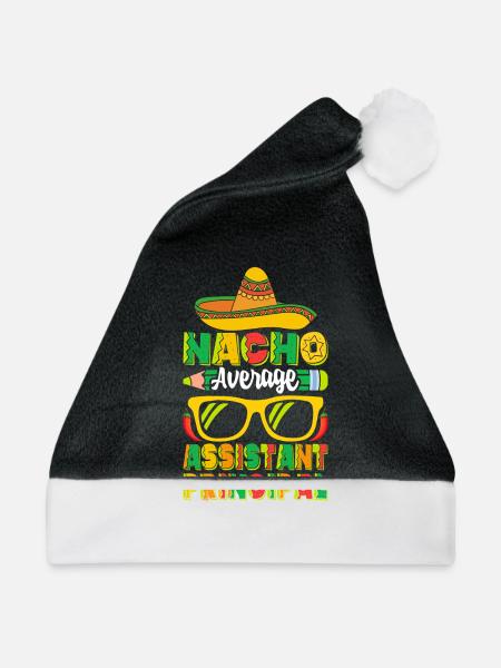 Cinco De Mayo - Weihnachtsmütze - Schwarz/Weiß - Vorne