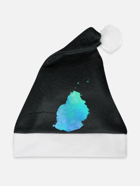 Mauritius - Weihnachtsmütze - Schwarz/Weiß