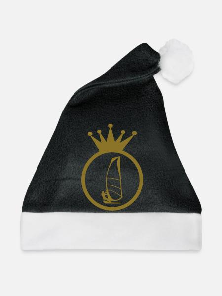 Windsurfen / Windsurfer / Windsurf / Windsurfing - Weihnachtsmütze - Schwarz/Weiß