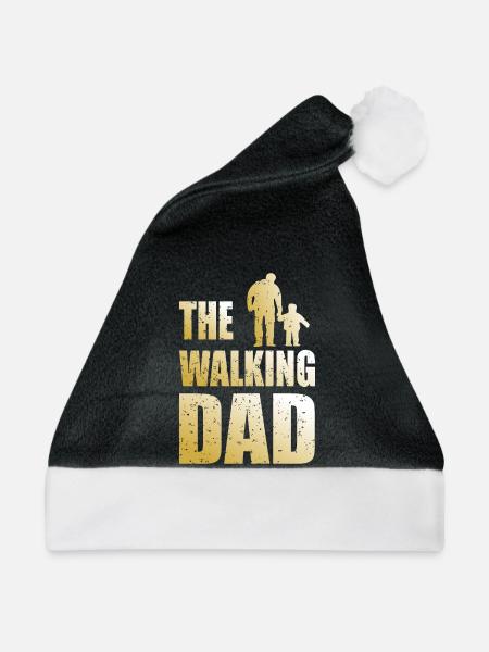 Der wandelnde Vater - Weihnachtsmütze - Schwarz/Weiß