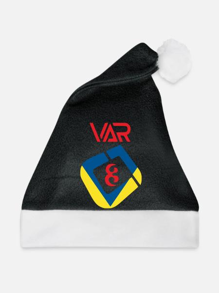 Var - Weihnachtsmütze - Schwarz/Weiß