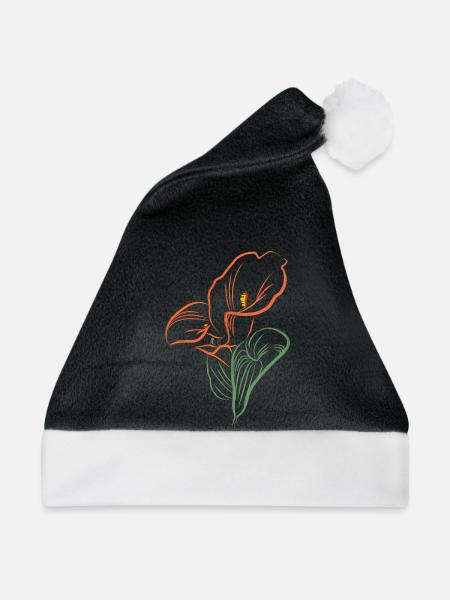 CALLA AutmnOrange - Weihnachtsmütze - Schwarz/Weiß