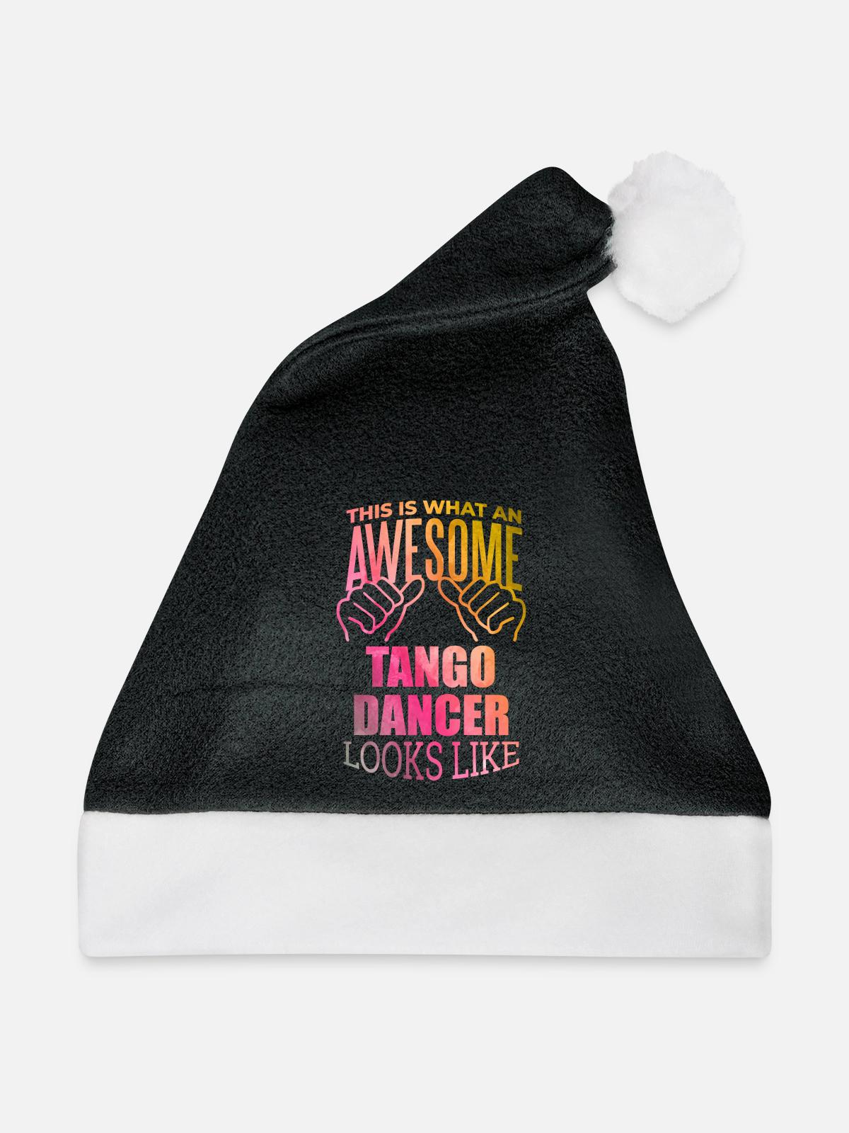 Tango Tango Tango - Weihnachtsmütze - Schwarz/Weiß - Vorne