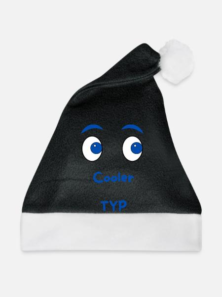 Cooler Typ - Weihnachtsmütze - Schwarz/Weiß