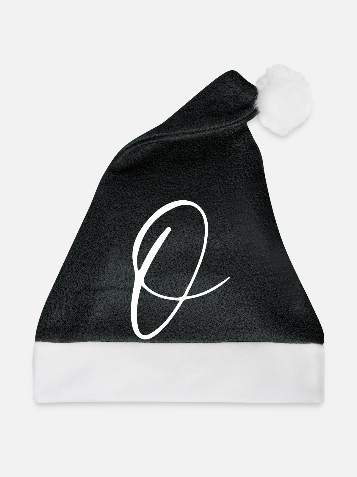 O - Weihnachtsmütze - Schwarz/Weiß - Vorne