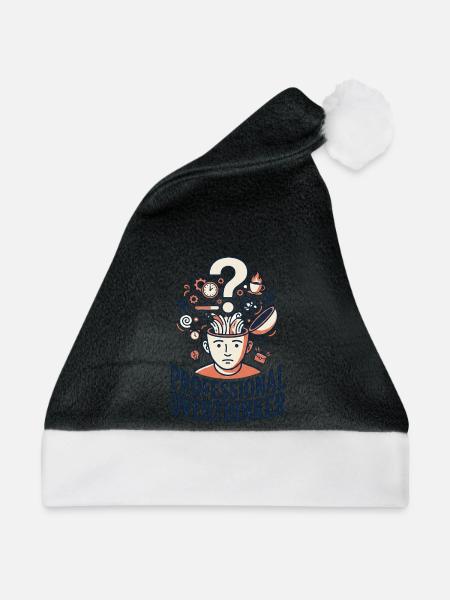 Profi Overthinker - Weihnachtsmütze - Schwarz/Weiß