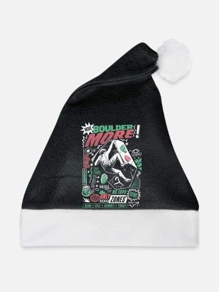 Climb Different Bouldering Motivation - Weihnachtsmütze - Schwarz/Weiß