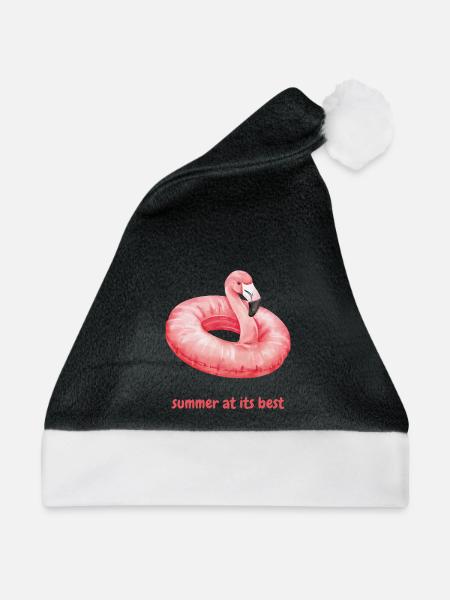 Summer at its best - Weihnachtsmütze - Schwarz/Weiß