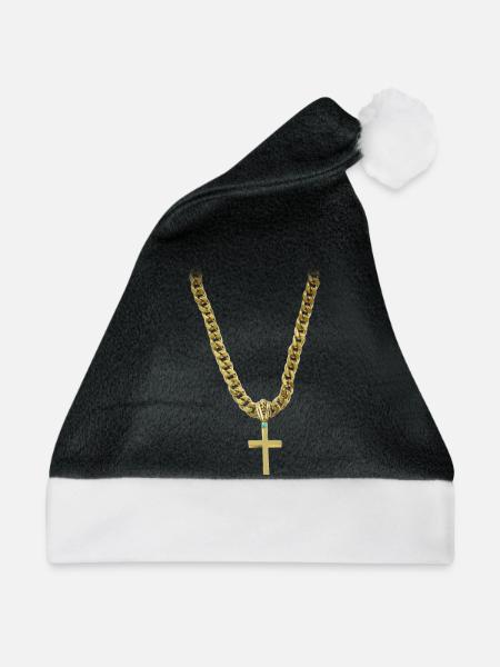bling christentum gott - Weihnachtsmütze - Schwarz/Weiß