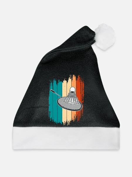 Badminton - Weihnachtsmütze - Schwarz/Weiß