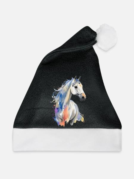 Araber - Weihnachtsmütze - Schwarz/Weiß - Vorne