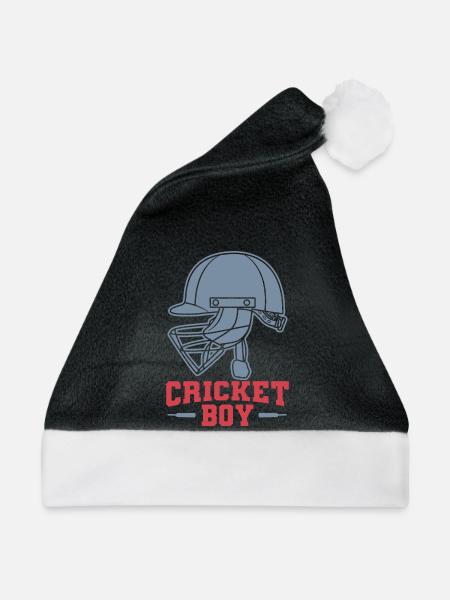 Kricket Jungs - Weihnachtsmütze - Schwarz/Weiß