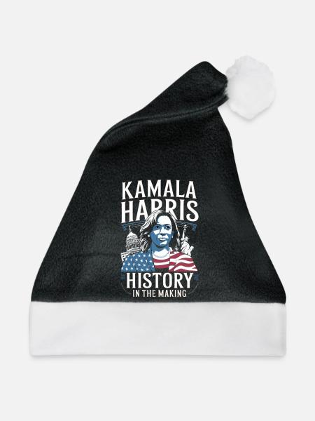 Kamala Harris wird Geschichte schreiben - Weihnachtsmütze - Schwarz/Weiß