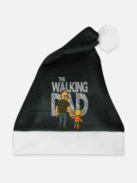 The Walking DAD - Weihnachtsmütze - Schwarz/Weiß - Vorne
