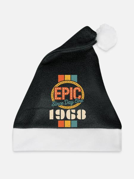 Legendär seit 1968 - Weihnachtsmütze - Schwarz/Weiß