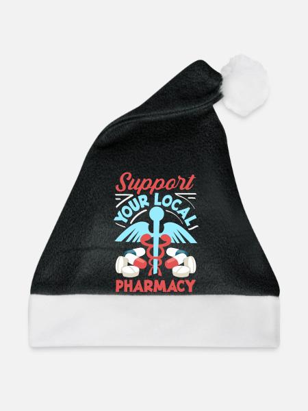 Apotheker Pharmazeutisch-technischer - Weihnachtsmütze - Schwarz/Weiß