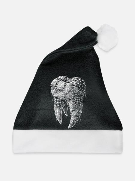 Zahn - Weihnachtsmütze - Schwarz/Weiß