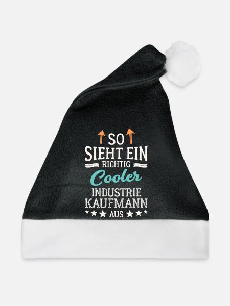 Cooler Industriekaufmann - Weihnachtsmütze - Schwarz/Weiß
