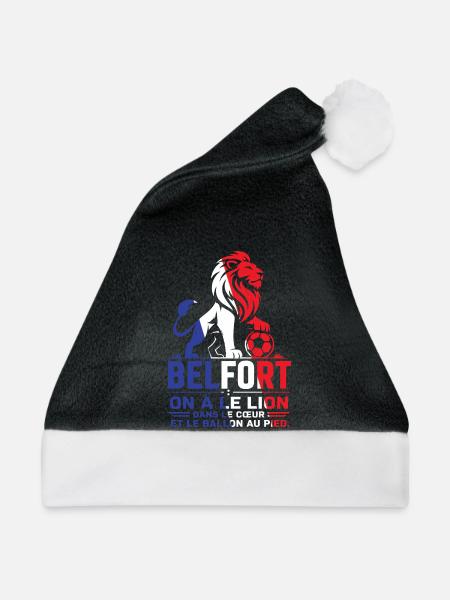 Belfort Lion Foot - Weihnachtsmütze - Schwarz/Weiß