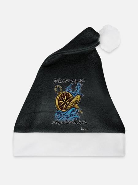 Finde deine Grenze, verliere deinen Weg - Weihnachtsmütze - Schwarz/Weiß