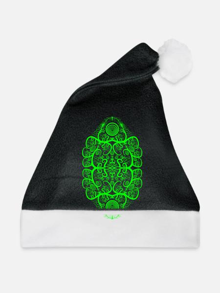 plasma - Weihnachtsmütze - Schwarz/Weiß